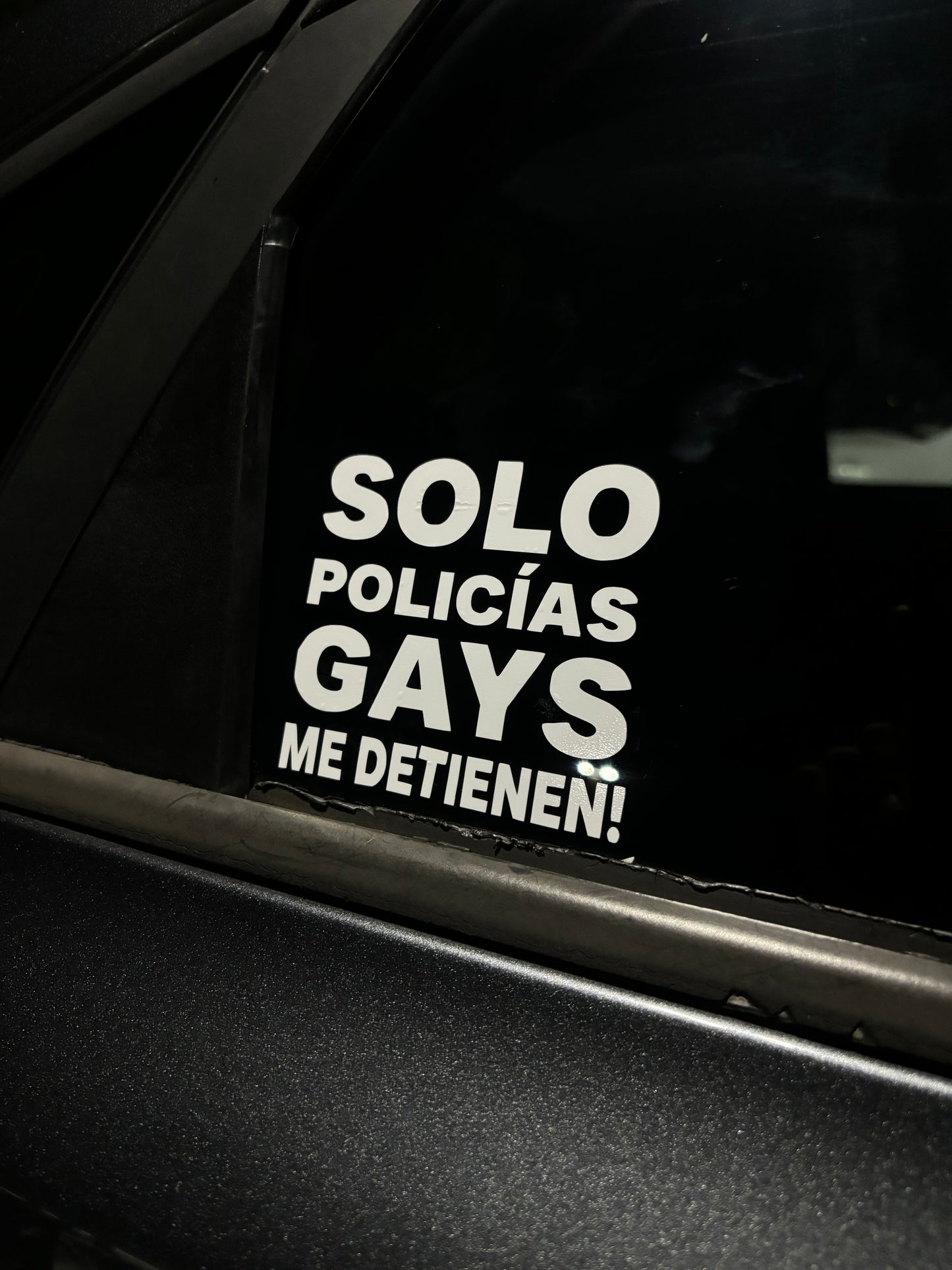 Solo policías gays me detienen stickers