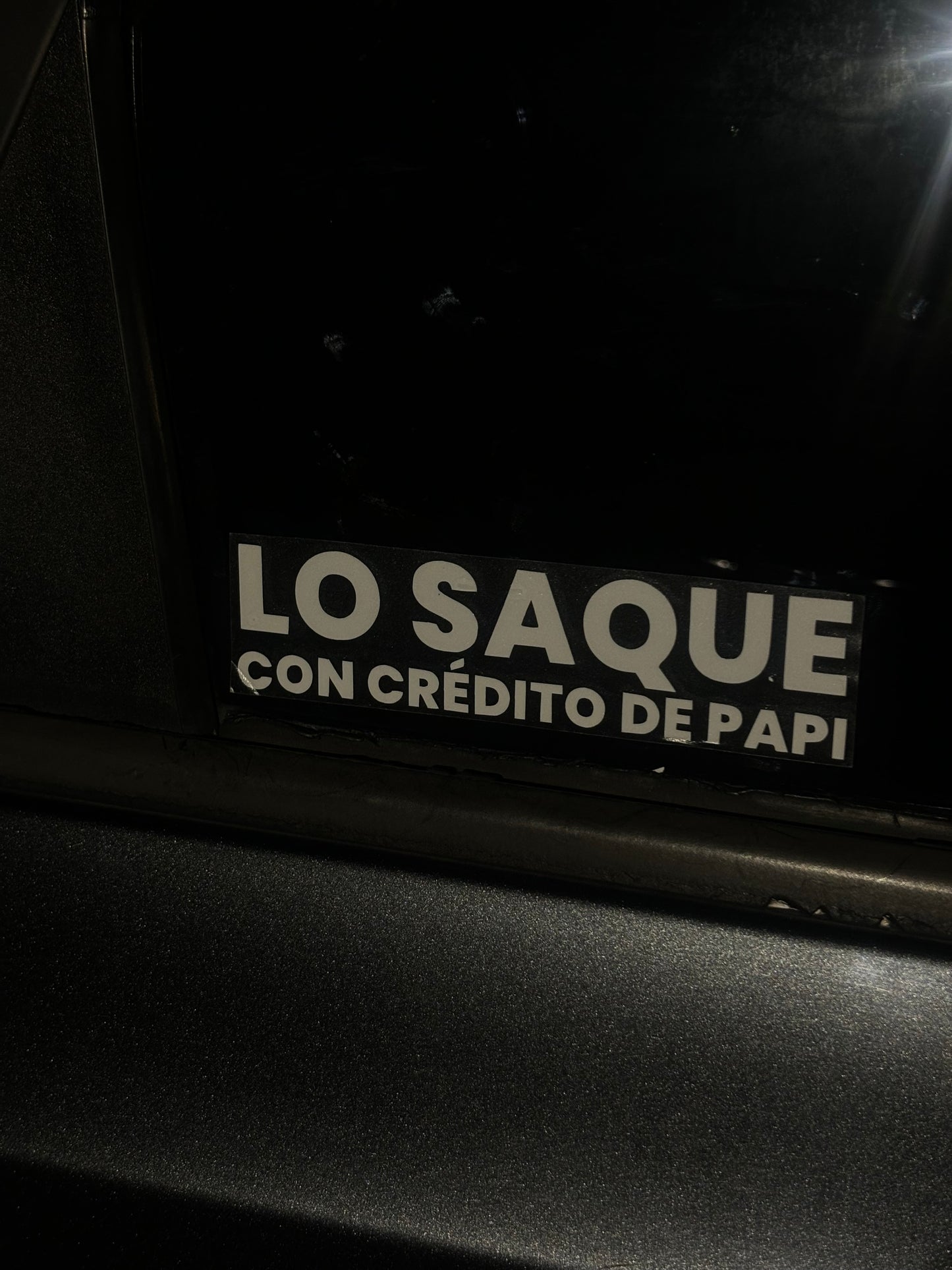 Crédito de papi sticker