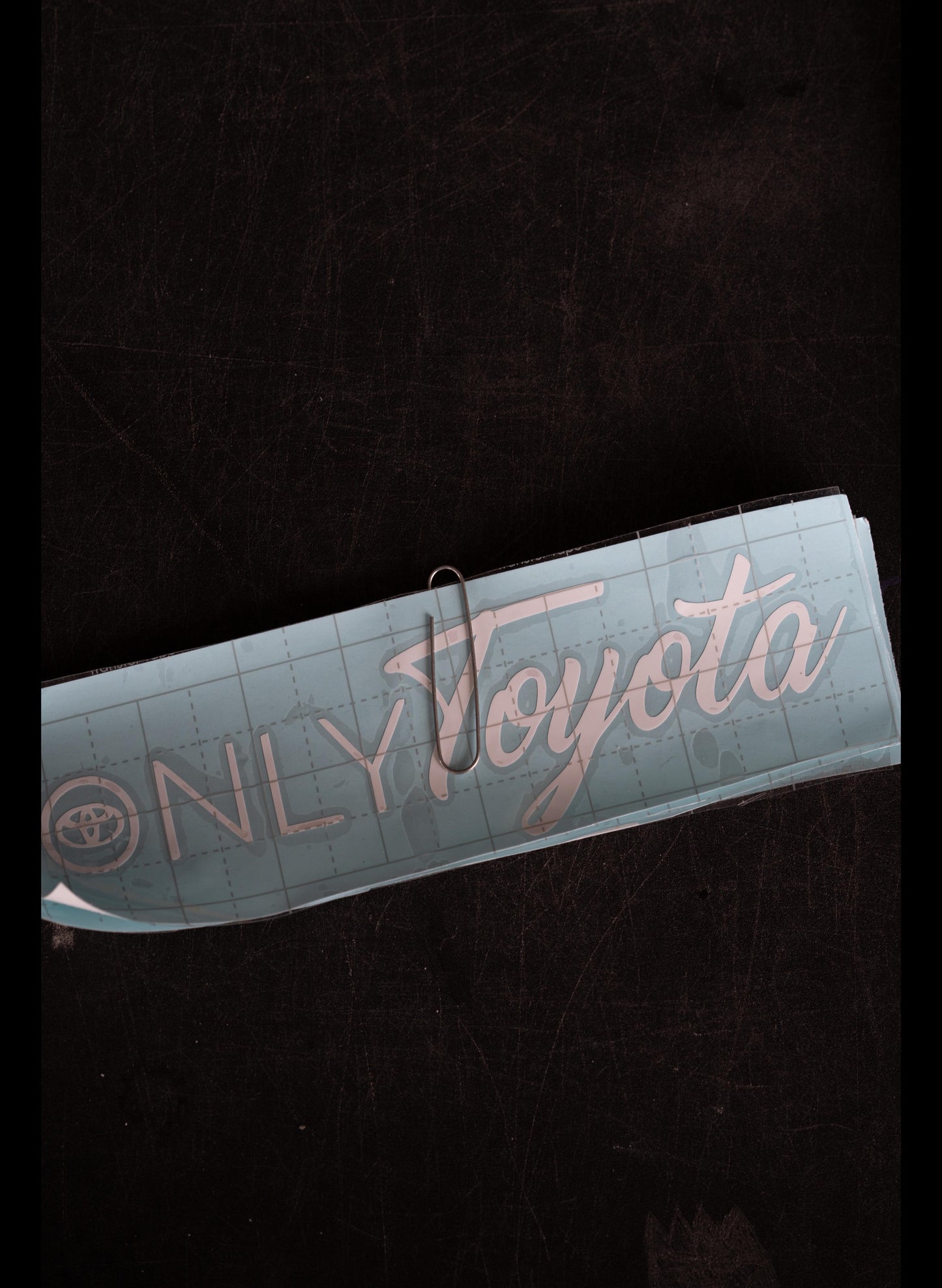 Only toyota sticker