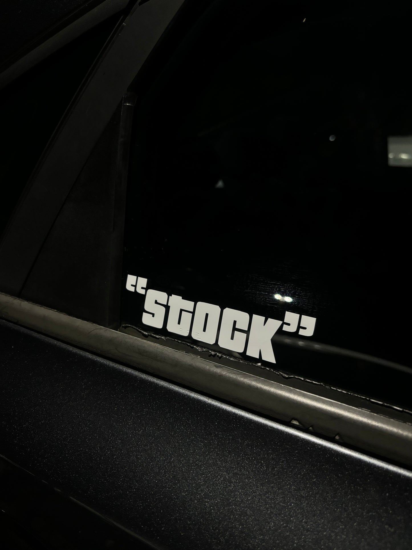Stock sticker