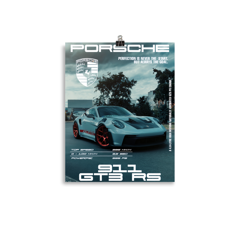 Porsche 911 GT3 RS Póster