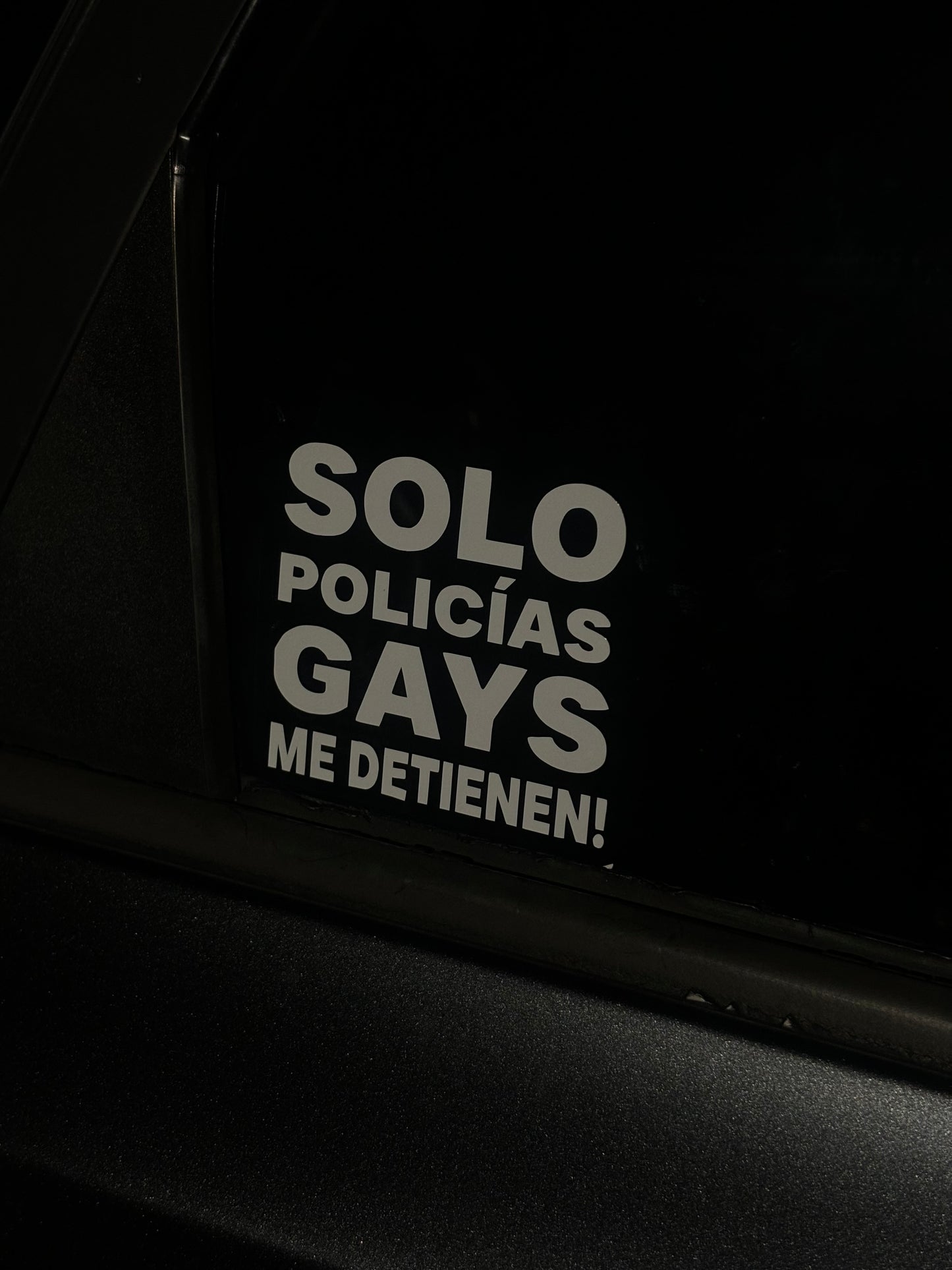 Solo policías sticker