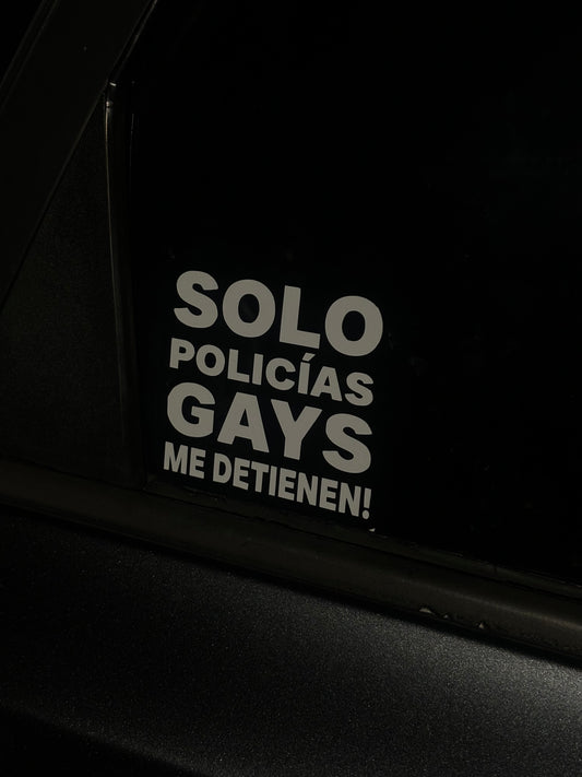 Solo policías sticker