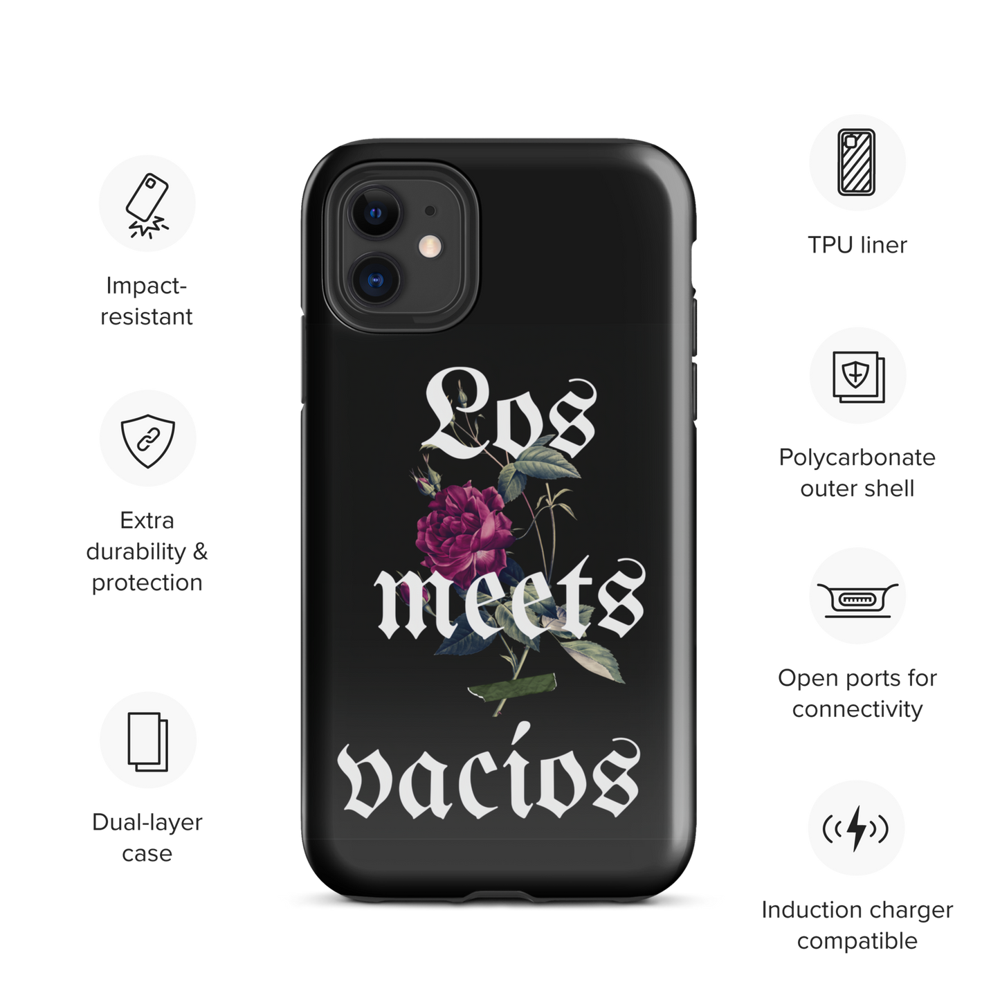 los meets vacios iPhone case