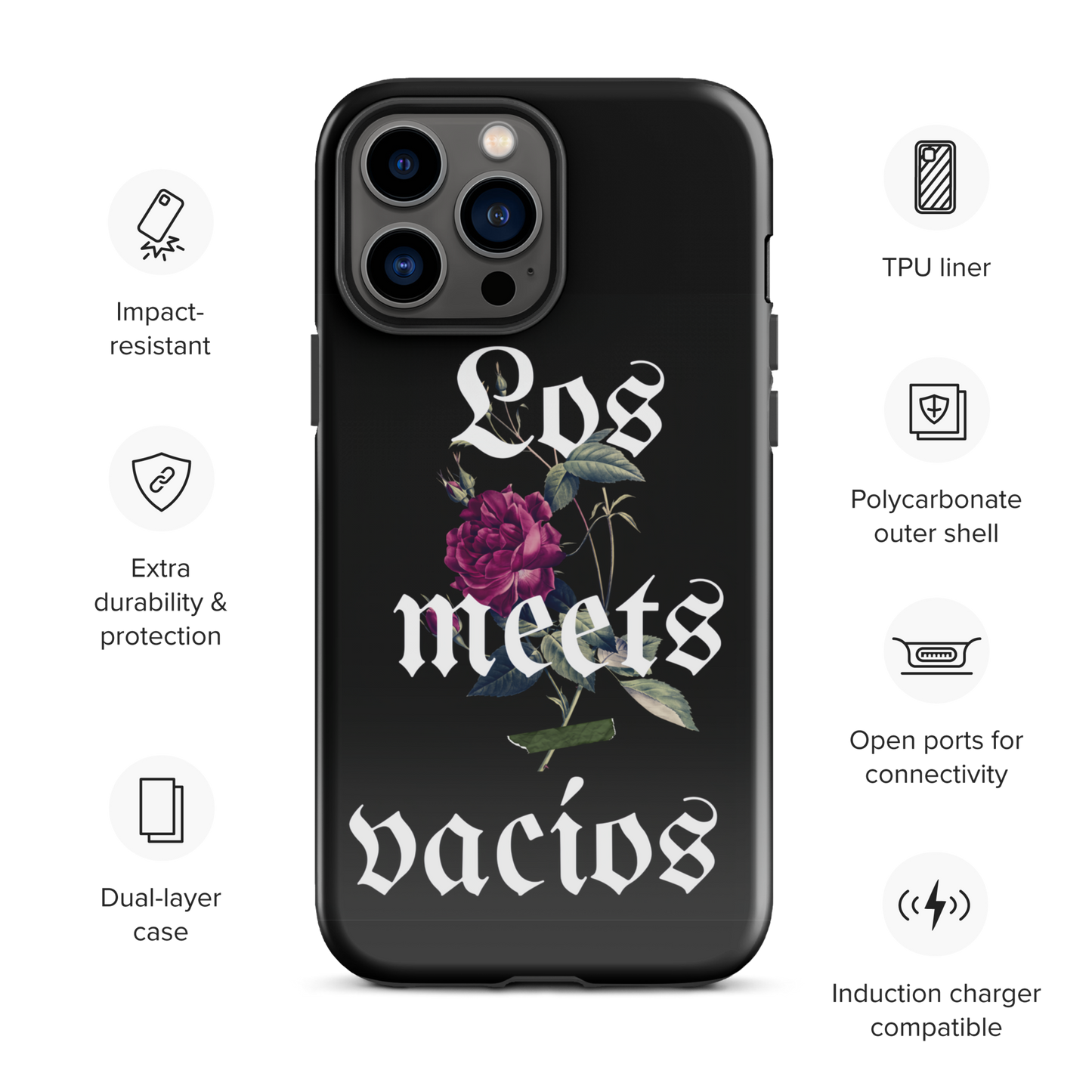 los meets vacios iPhone case